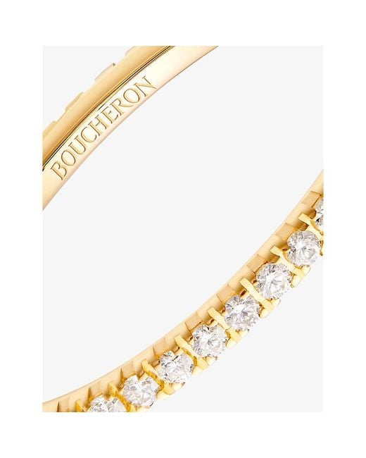 Boucheron Yellow Epure 18Ct- And Diamond Ring