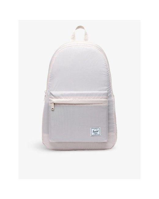 Herschel Supply Co. White Rome Recycled-polyester Packable Backpack