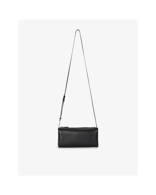 The Row White 90's Leather Cross-Body Bag