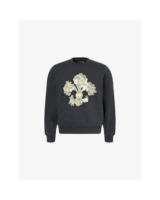 Levi's Black Levi's X Denim Tears Crewneck Cotton-Jersey Sweatshirt