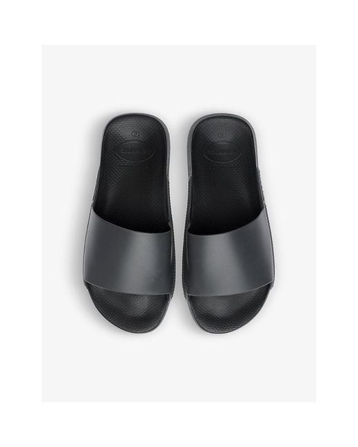 Havaianas White Classic Rubber Sliders