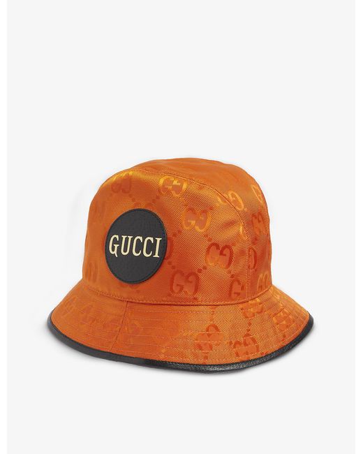 GUCCI GGロゴ総柄 バケットハット Off The Grid Gucci GGスプリーム