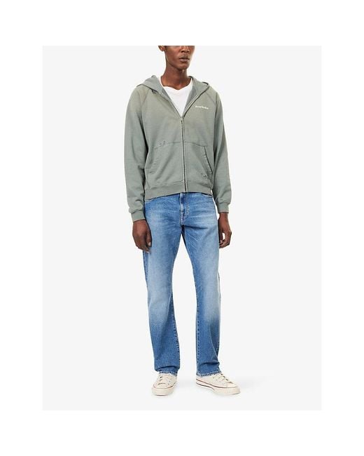 Replay Blue Aideen Straight-Leg Denim Jeans for men
