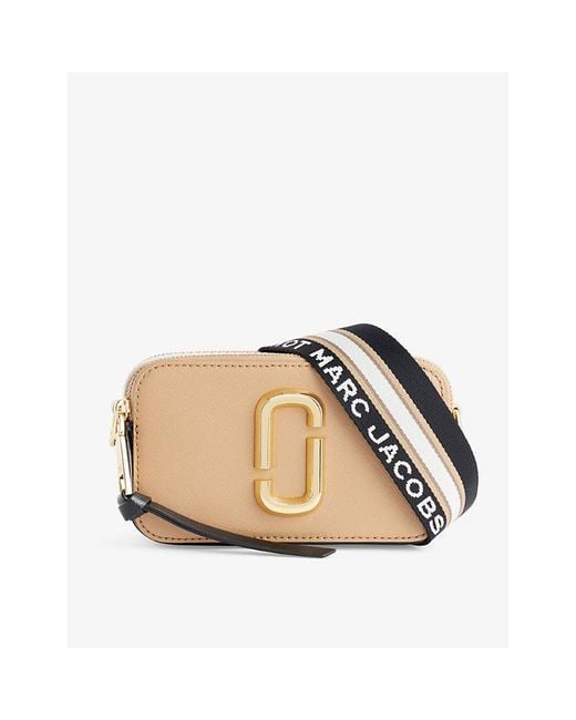 Marc Jacobs Natural Camelthe Leather Snapshot Bag