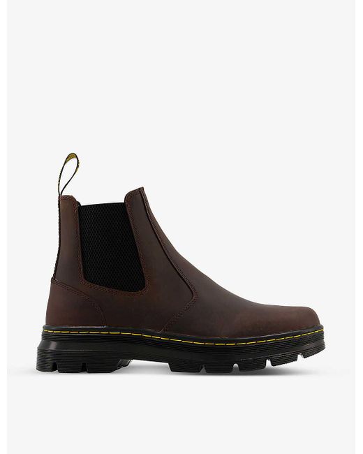 Dr. Martens 2976 Embury Leather Chelsea Boots in Brown for Men - Lyst