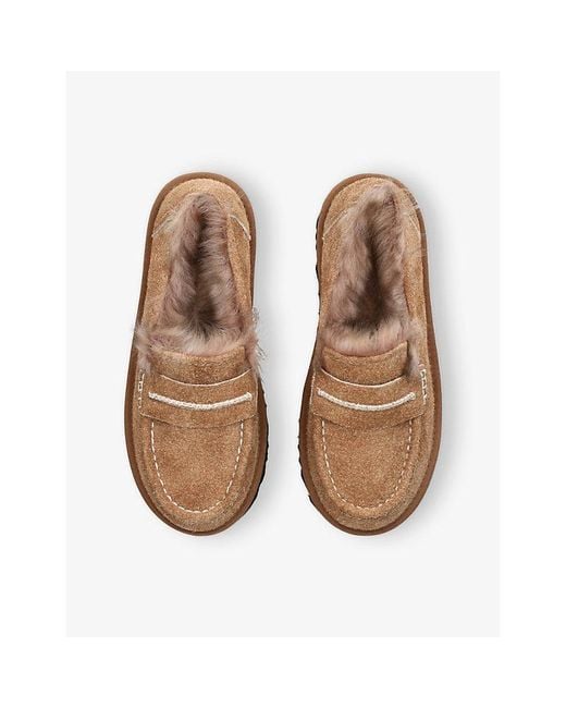 Ugg Brown Ellis Suede Loafers