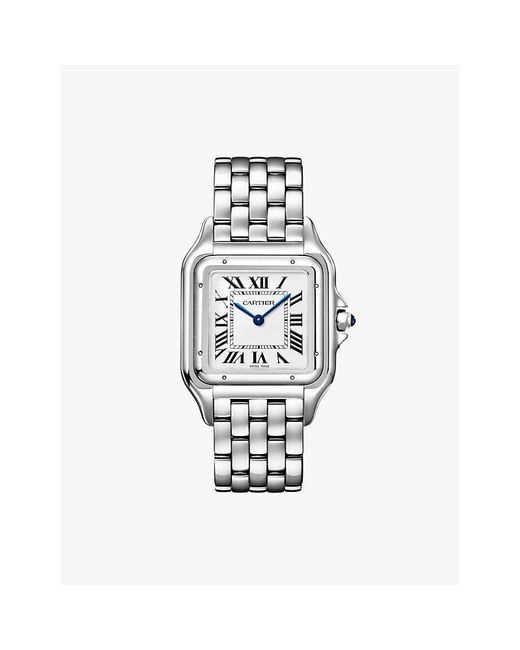 Cartier Metallic Crwspn0011 Panthère De Large Quartz Watch