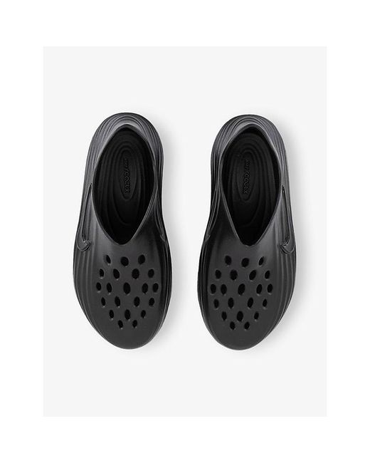 Nike Black React Rejuven8 Leather Shoes for men