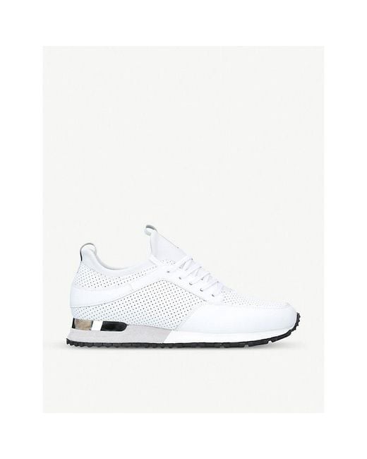 Mallet White Archway Leather Trainers for men