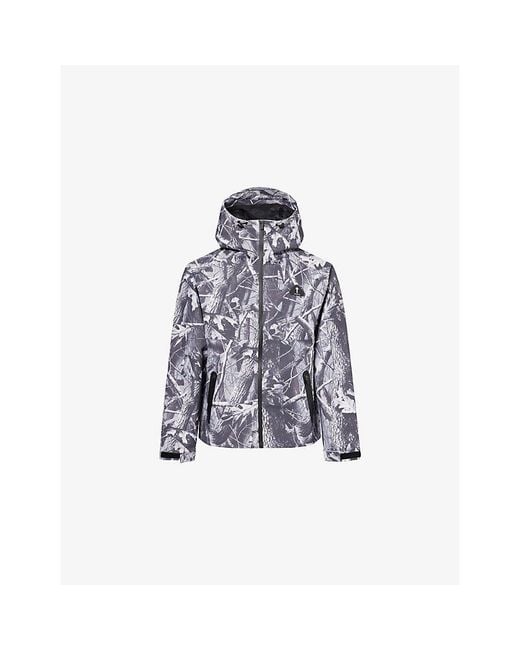 Trapstar Blue Irongate All Terrain Hooded Woven Jacket for men