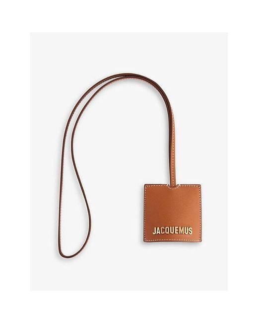 Jacquemus White Le Porte Leather Keyring