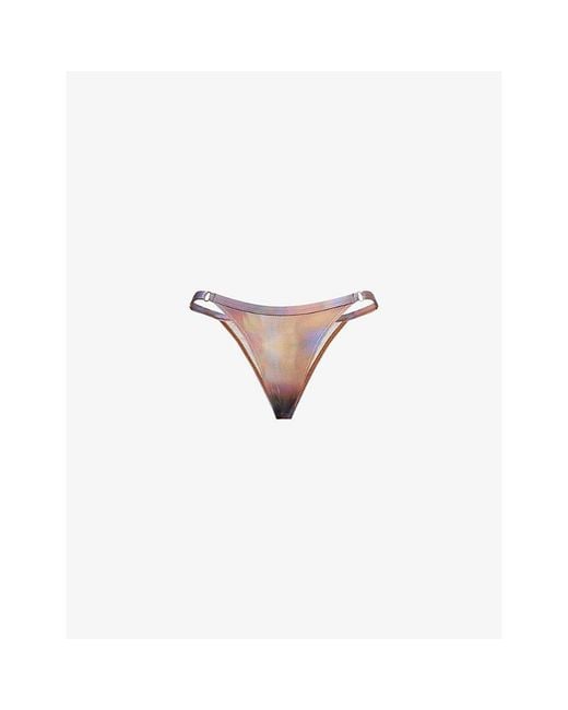 Gracejacob White Storm Bikini Bottoms