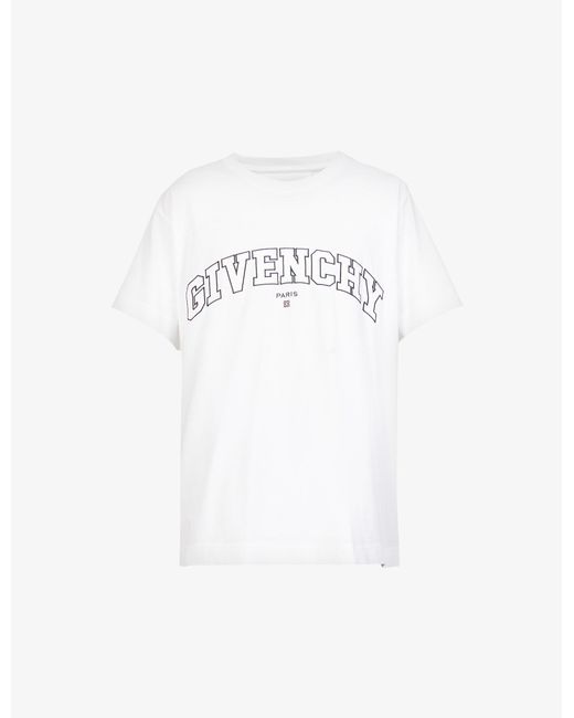 Brand-print Cotton-jersey T-shirt 