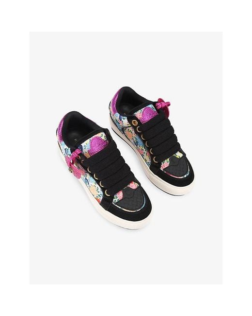 Kurt Geiger Multicolor Southbank Tag Canvas Trainers
