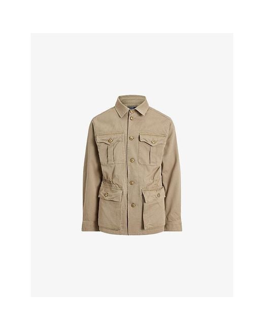 Polo Ralph Lauren Natural The Crestwood Flap-Pocket Cotton Jacket for men