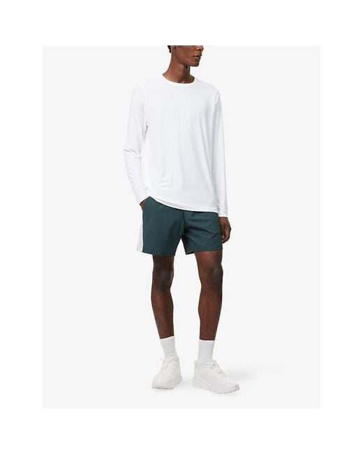 vuori White Strato Tech Long-Sleeve Stretch-Jersey Top for men