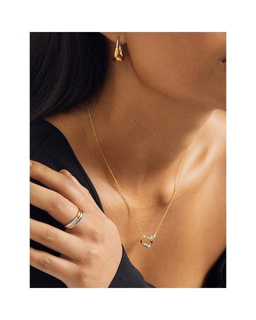 Astley Clarke Metallic Aurora U-Hoop Link 18Ct And Sterling- Necklace