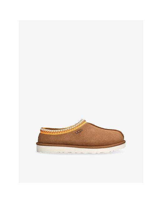 Ugg Brown Tasman Suede Slippers for men