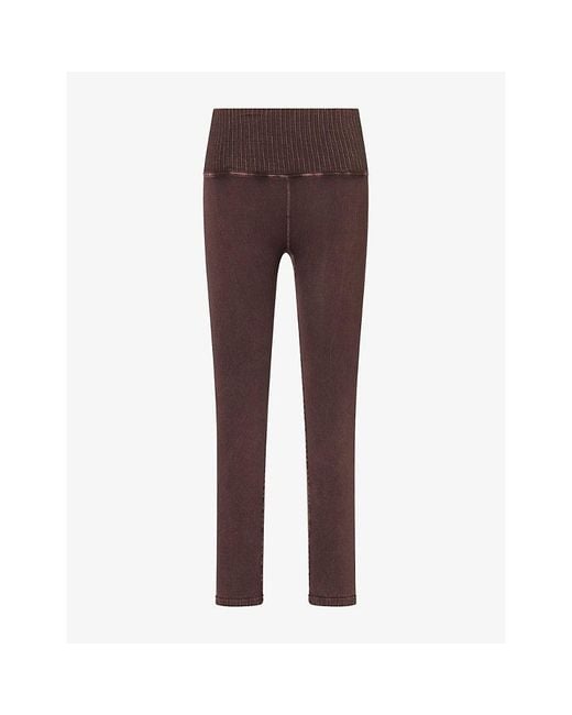 Fp Movement Brown Good Karma High-Rise Leggings