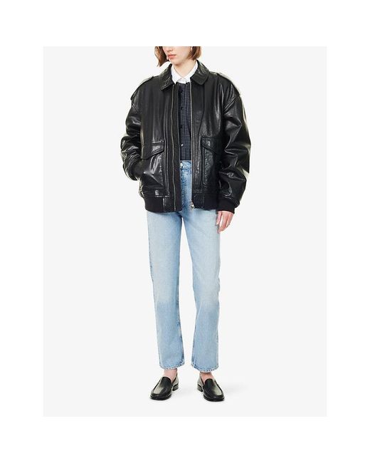 Agolde Blue 90's Pinch-Waist Denim Jeans