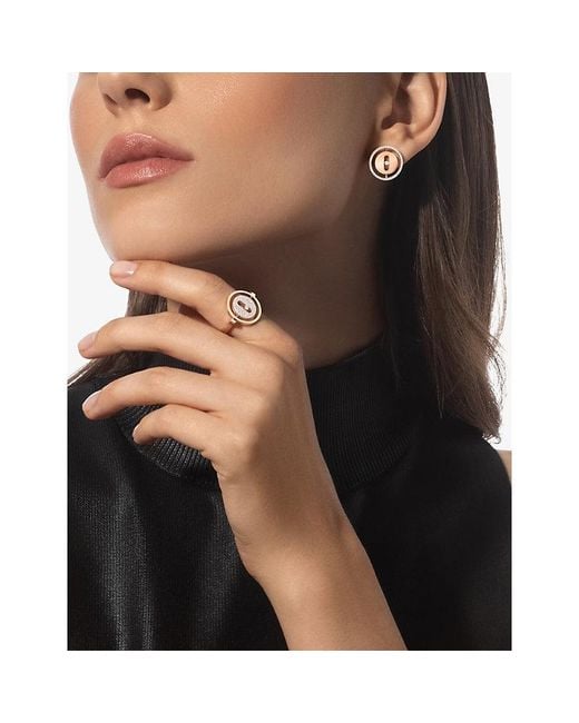 Messika White Lucky Move Pavé 18Ct And 0.24Ct Diamond Ring