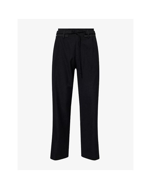 Craig Green Black Utility Relaxed-Fit Wool Trousers for men
