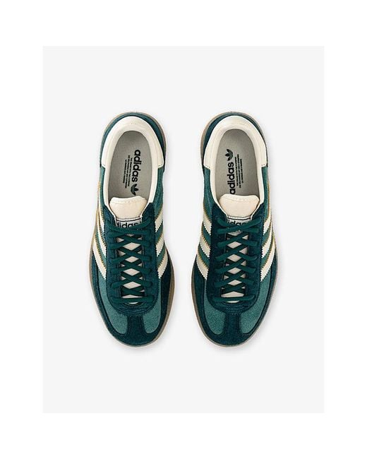 Adidas Green Handball Spezial Suede Trainers for men