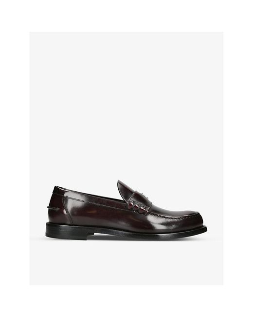 Givenchy Black Mr G Panelled Leather Loafers for men