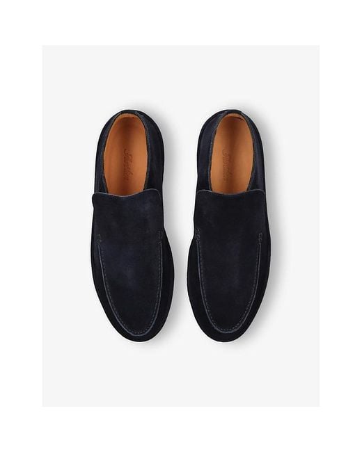 Aurélien Blue Voyager City Suede Loafers for men
