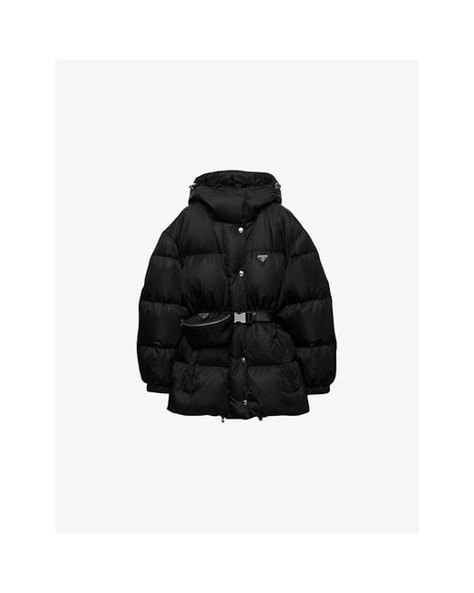 Prada Black Re-Nylon Down Jacket