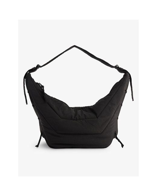 Lemaire Black Soft Game Large Shell Cross-body Bag