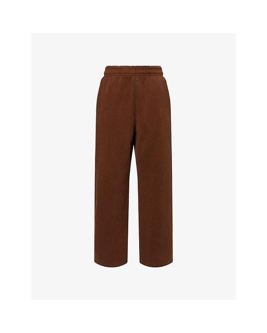 Entire studios Brown Straight-Leg Relaxed-Fit Cotton Jogging Bottoms
