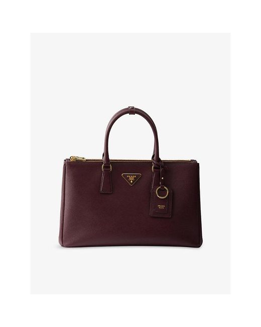 Prada Red Galleria Large Saffiano Leather Bag