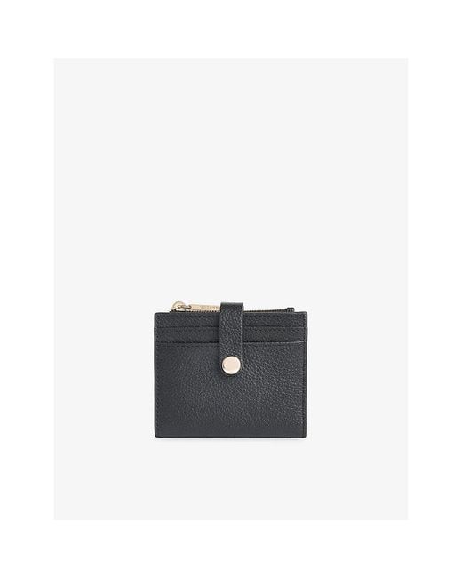 Whistles Black Danni Leather Wallet
