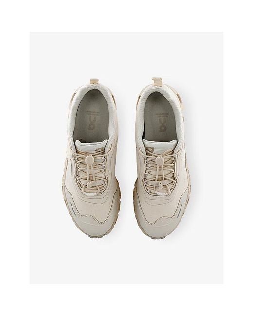On Shoes White Cloud 6 Geo Waterproof Woven Trainers