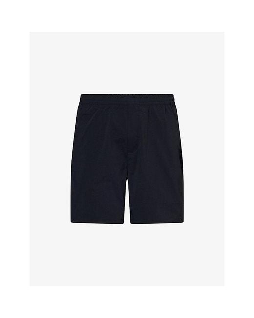 Les Deux Blue Signature Tech Woven Shorts for men