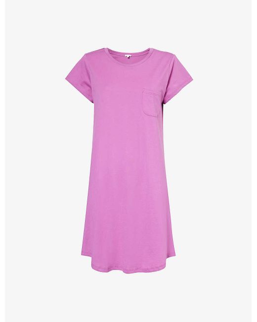 Skin Pink Carissa Relaxed-fit Organic-cotton Night Dress