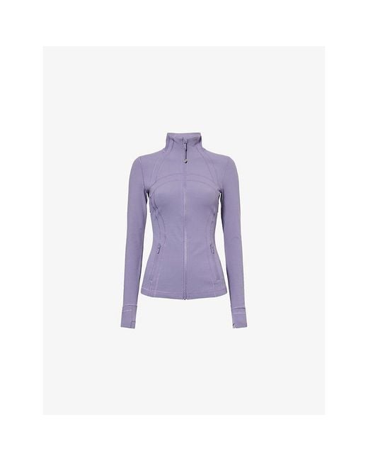 lululemon athletica Purple Define Nulu High-Neck Stretch-Woven Jacket