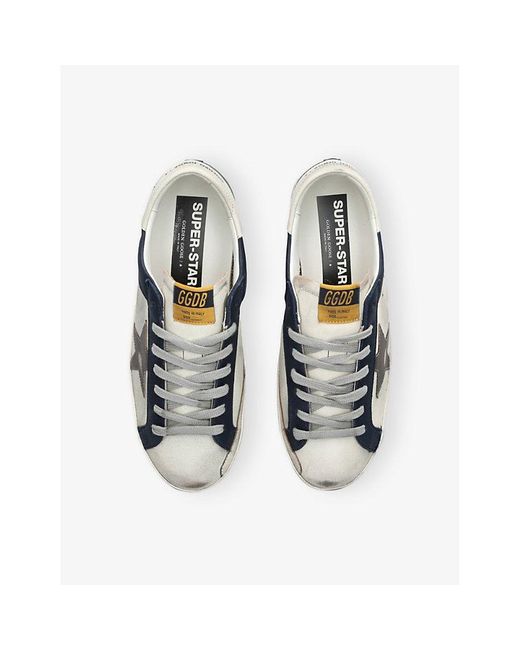 Golden Goose Deluxe Brand White Super-Star Leather Low-Top Trainers for men