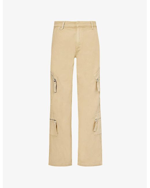 Jacquemus Natural Le Cargo Marrone Straight-leg Cotton Trousers for men