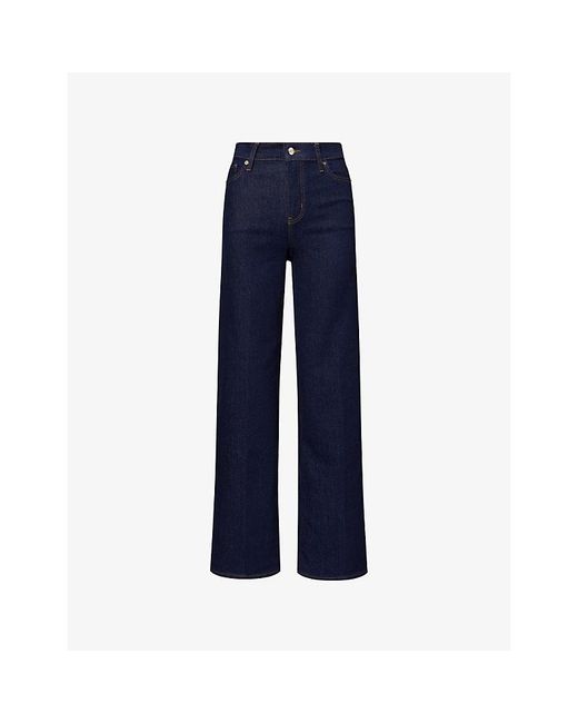 FRAME Blue Le Slim Palazzo Denim Jeans