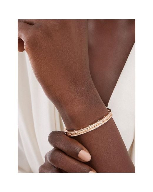 BVLGARI Natural B.Zero1 18Ct Rose- And 0.87Ct Diamond Pavé Bracelet