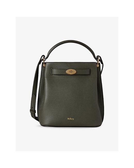 Mulberry Black Islington Small Leather Bucket Bag