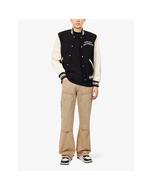 Amiri Natural Carpenter Wide-Leg Denim Jeans for men