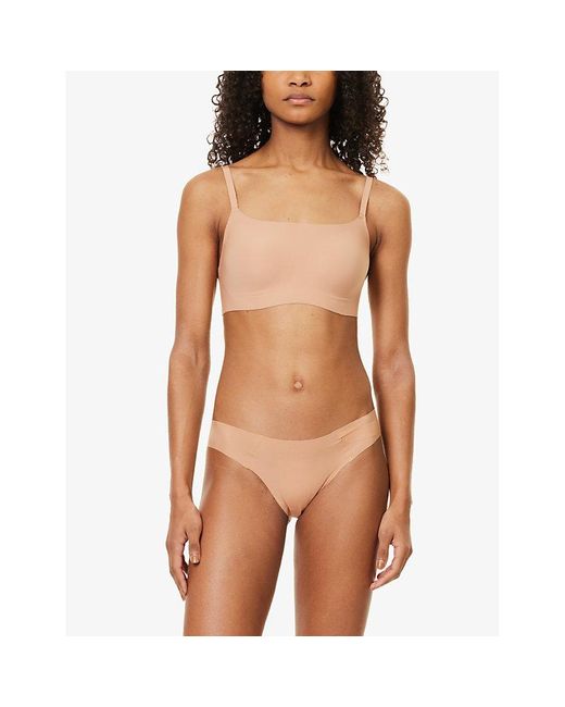 Sloggi White Zero Feel 2.0 Stretch-Jersey Tanga Briefs