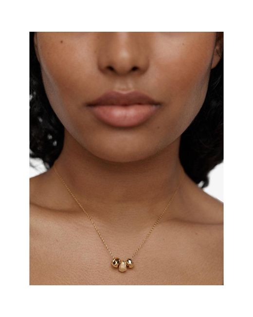 Monica Vinader White Antica 18Ct Vermeil Chain Necklace