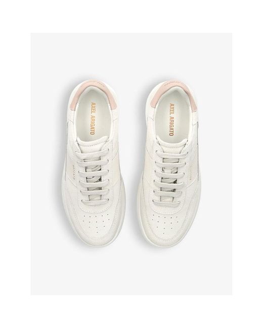 Axel Arigato White Orbit Vintage Contrast-panel Leather And Suede Trainers