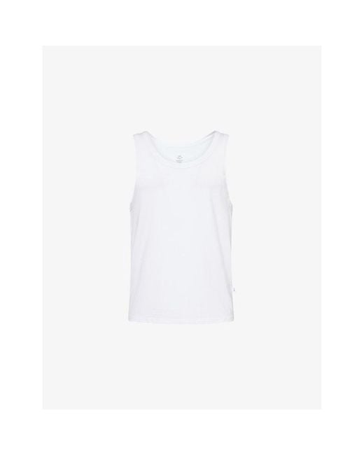 CHE White Body Crew Neck Modal-Jersey Vest Top for men