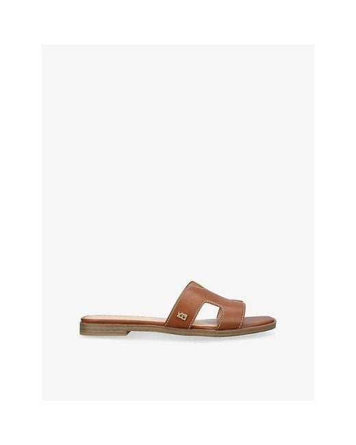 KG by Kurt Geiger Brown Raven Faux-Leather Sandals