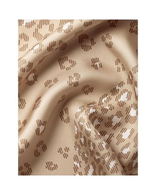 Cartier Natural Panthère Dots Printed Silk-Twill Scarf